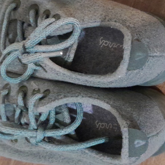 Allbirds Green Wool Runners Sneakers Size 9 - Picture 7 of 9